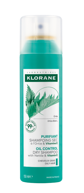 KLORANE SHAMPOO SECCO ORTICA 150ML Purificante per capelli grassi